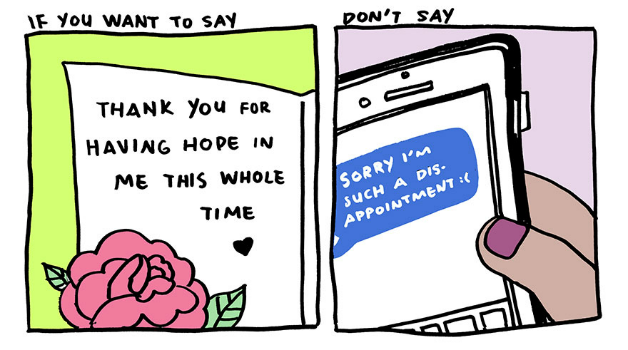 'Obrigada' pode ser melhor do que 'desculpa'