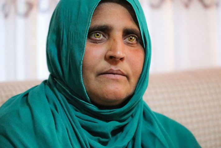 Sharbat Gula, a 'garota afegã', viveu uma vida difícil 
