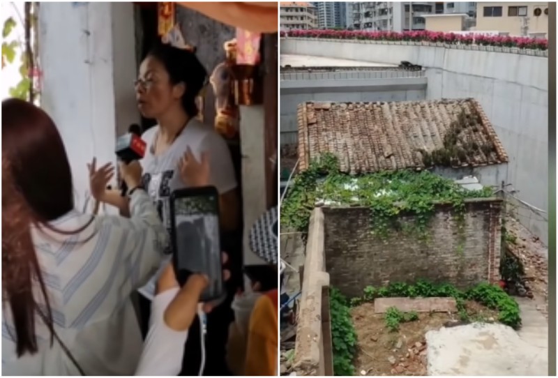 uma chinesa teve viadutos construídos em volta de sua casa após se recusar sair do local