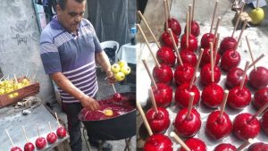 Internautas ajudam família após cliente cancelar pedido de 1500 maçãs do amor