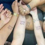 Homenagem! Netos e filhos fazem tatuagem para avó que ajudou a criá-los