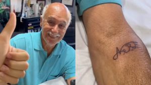 Senhor de 93 anos quebra tabu e faz 1ª tatuagem: "Experiência incrível"