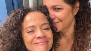 Em 'Pantanal', Aline Borges e Isabel Teixeira se emocionam em cena juntas