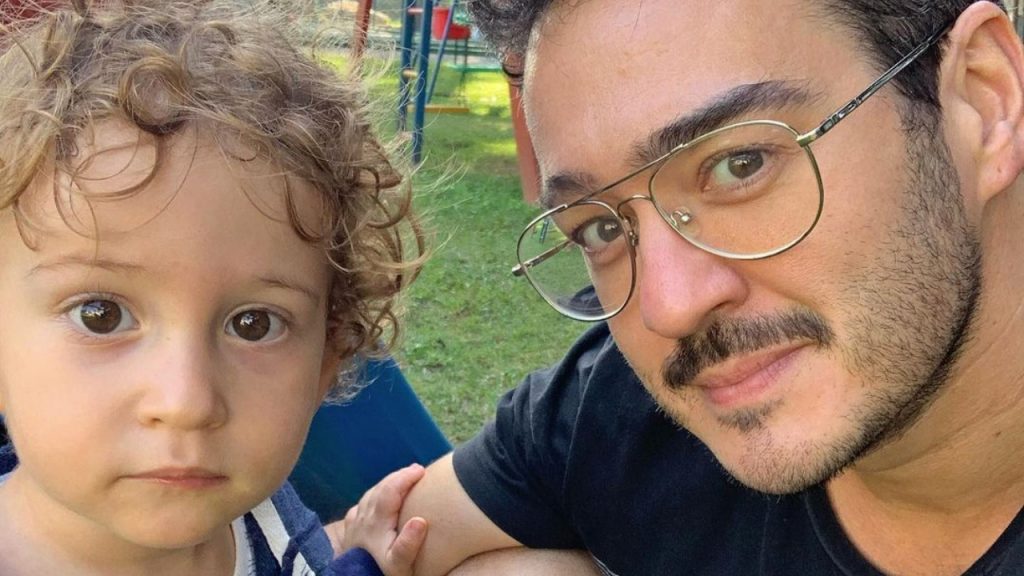No Dia Mundial da Infância, Marcos Veras homenageia filho, Davi: "Amor"