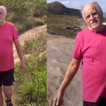 Aos 89, Ary Fontoura faz trilha de 3 km e aconselha: "Faça o que te deixa feliz"