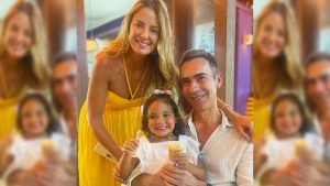 Cesar Tralli curte férias na Bahia com esposa e filha: "Energia incrível"
