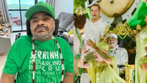 Arlindo Cruz é ovacionado ao desfilar por Império Serrado: "Eterna gratidão"