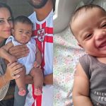 Filho de Viviane Araújo completa 5 meses e atriz celebra: "Resumo da minha felicidade"