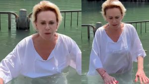 Devota, Ana Maria Braga é batizada no Rio Jordão: "Emoção única"