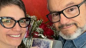 Sandra Annenberg e Ernesto Paglia completam 27 anos de casados