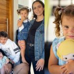 Juliano e Leticia Cazarré celebram 3 anos de filha Maria Madalena